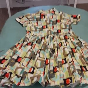 Bernie Dextwr mod geometric shaped dress